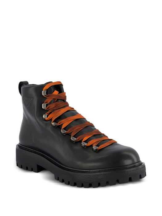Logo-embossed leather boots 2TE220 F G000 3KDPF0002 PRADA 