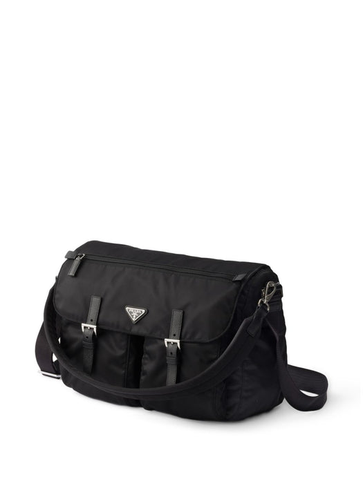Re-Nylon leather-trim shoulder bag 2VD072 V DMO 2C26F0002 PRADA 