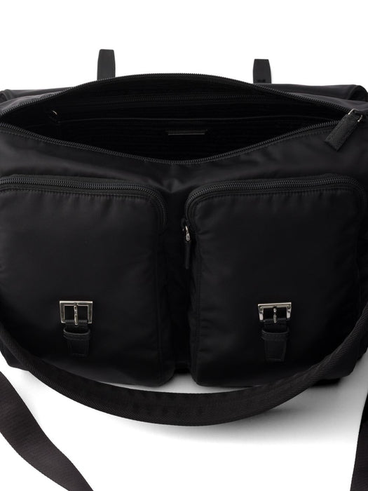 Re-Nylon leather-trim shoulder bag 2VD072 V DMO 2C26F0002 PRADA 