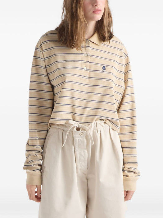 Striped piqué polo shirt 39668R S OOO 19SJF05HE PRADA 