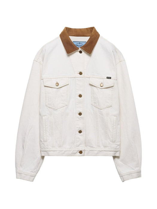 Old denim blouson jacket GFB347 S OOO 1954F01CD PRADA 