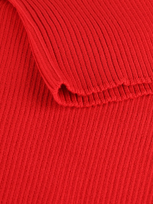Short-sleeved ribbed knit wool sweater P24E3Q S OOO 6584F0011 PRADA 