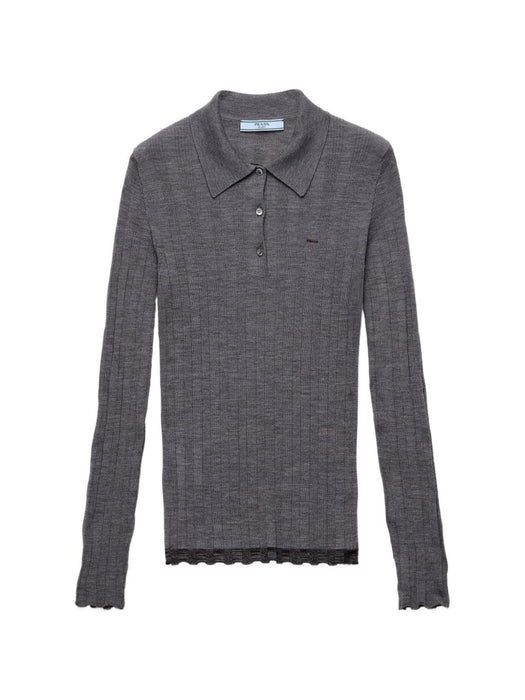 Wool polo sweater P24E3U S OOO 6218F0Y17 PRADA 