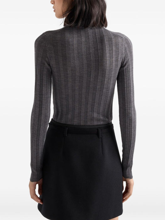 Wool polo sweater P24E3U S OOO 6218F0Y17 PRADA 