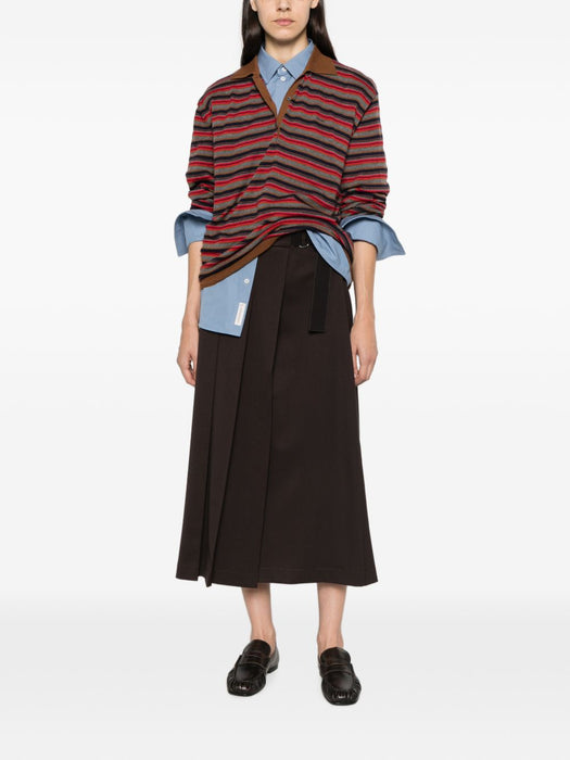 Striped cashmere polo sweater P24F3N S OOO 6220F0CQJ PRADA 