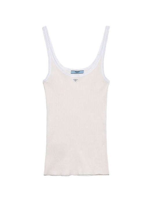 Ribbed cotton Top P29B82 S OOO 17LAF0009 PRADA 