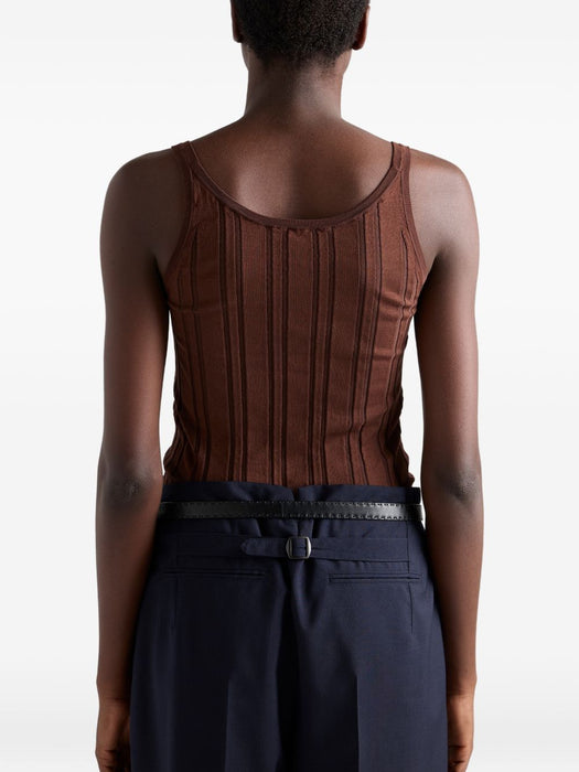 Cotton tank top P29C31 S OOO 17WKF0005 PRADA 