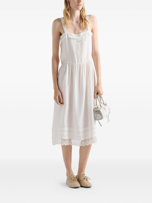 Embroidered old washed silk dress P3S53R S OOO 19ZLF0304 PRADA 