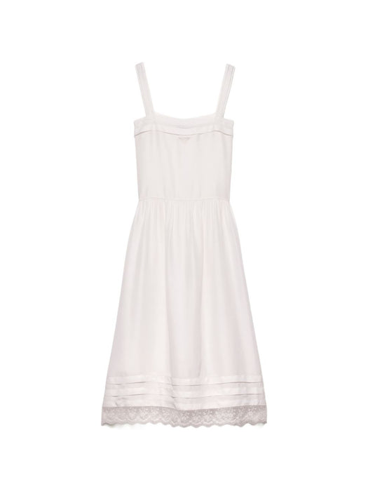 Embroidered old washed silk dress P3S53R S OOO 19ZLF0304 PRADA 