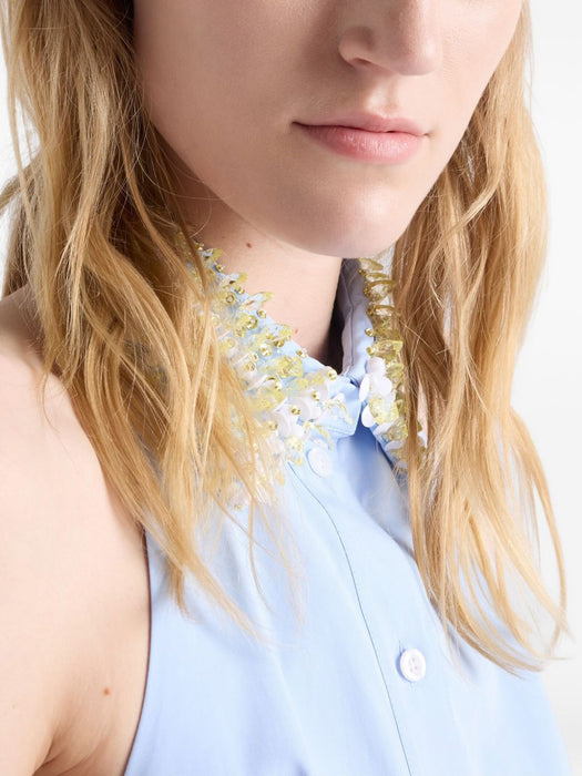 Embroidered poplin Shirt Dress P3S56R S OOO 1XV2F0012 PRADA 