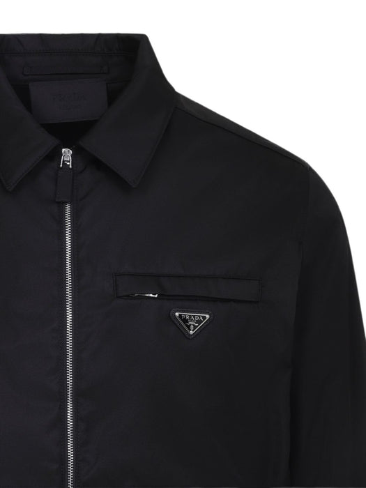 Re-Nylon logo-plaque jacket SGB684 S OOO 1WQ8F0002 PRADA 
