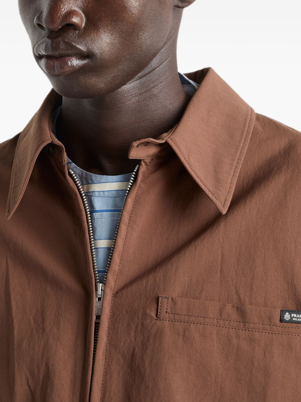Technical fabric blouson jacket SGD190 S OOO 199YF0005 PRADA 