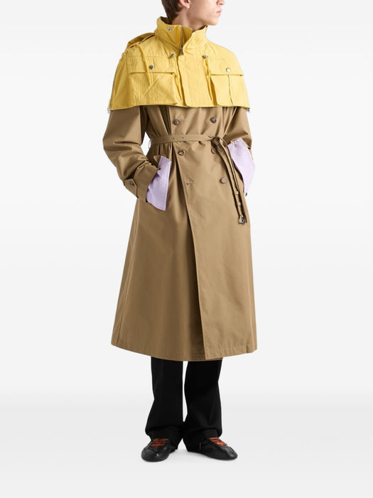 Cotton blend coat<BR/> SGD214 S OOO 199TF0572 PRADA 