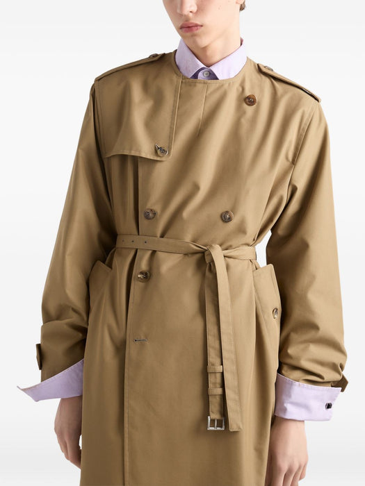 Cotton blend coat<BR/> SGD214 S OOO 199TF0572 PRADA 