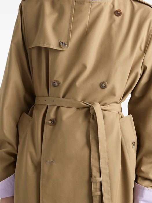 Cotton blend coat<BR/> SGD214 S OOO 199TF0572 PRADA 