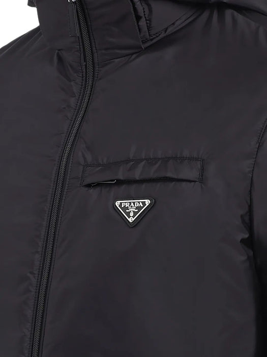 Re-Nylon logo-patch down Jacket SGN955 S 191 1WQ9F0002 PRADA 