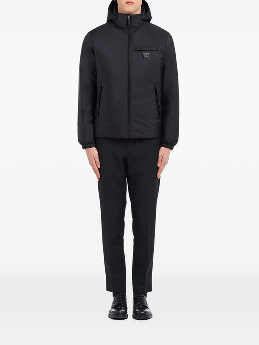 Re-Nylon logo-patch down Jacket SGN955 S 191 1WQ9F0002 PRADA 
