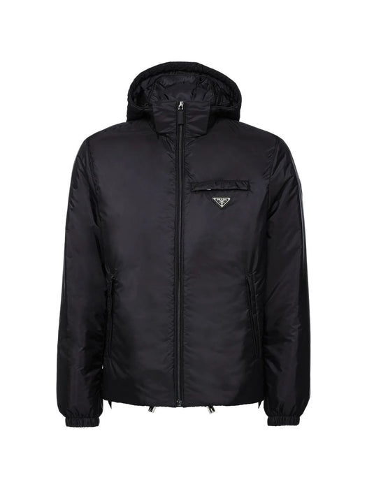 Re-Nylon logo-patch down Jacket SGN955 S 191 1WQ9F0002 PRADA 