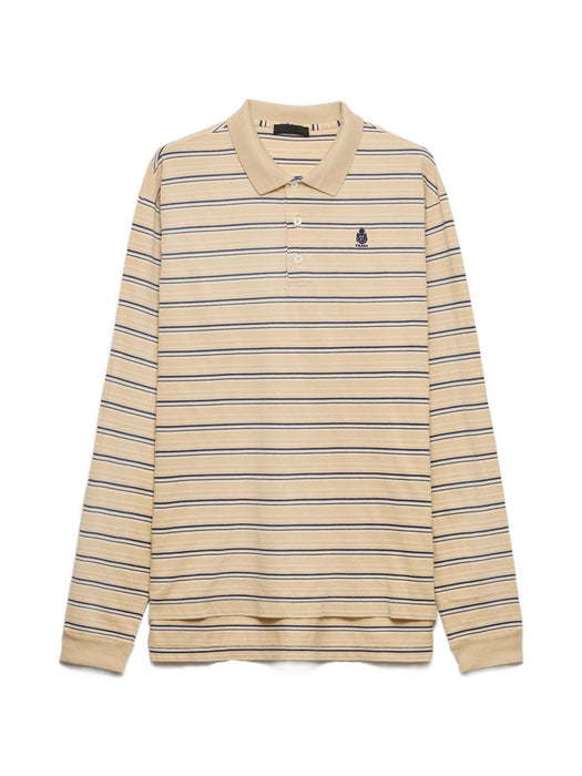 Striped Cotton Pique Polo Shirt UJL40D SOOO 19SJF05HE PRADA 