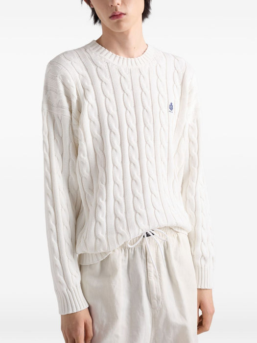 Cotton crew-neck sweater UMF304 SOOO 19VLF0009 PRADA 
