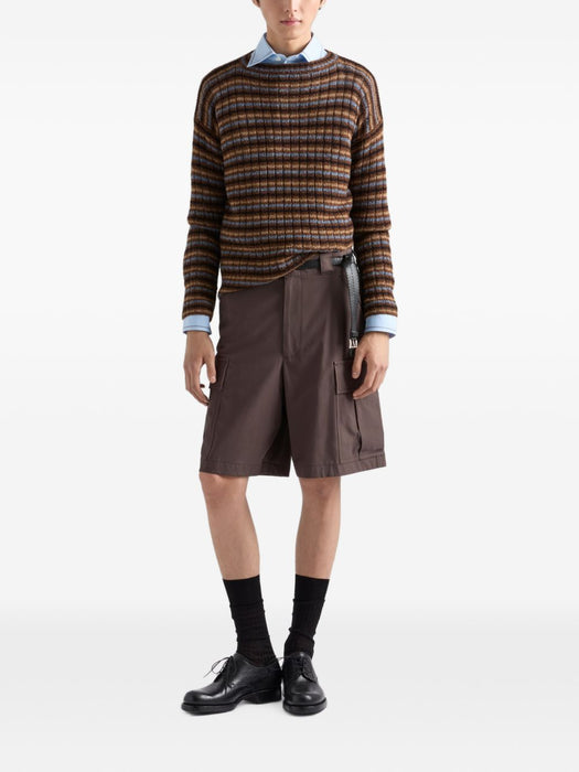 Shetland wool boat neck sweater UMF417 S OOO 6252F0033 PRADA 