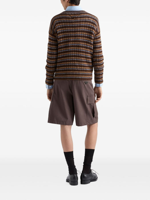 Shetland wool boat neck sweater UMF417 S OOO 6252F0033 PRADA 
