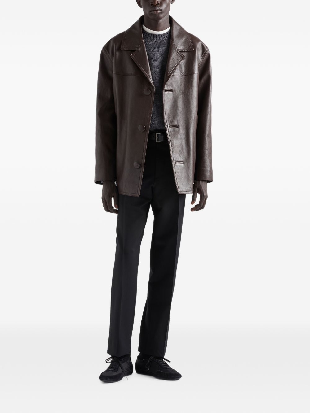 Mohair wool pants UP0448 S OOO 6185F0002 PRADA 
