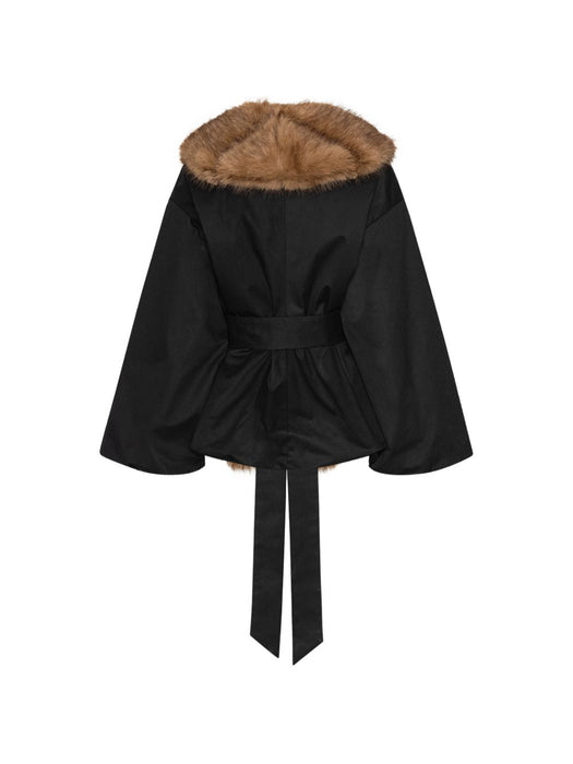 Faux-fur collar jacket 115145100  ROTATE 