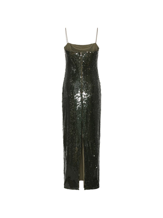 Sequins maxi slip dress 116139265  ROTATE 