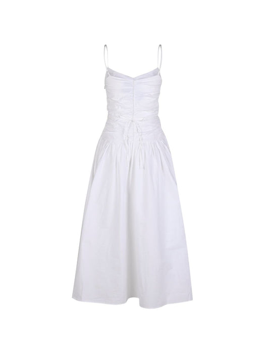 Draped Strappy Midi Dress 116147400  ROTATE 