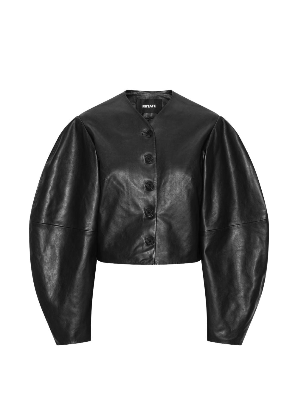 Button leather jacket 116172100  ROTATE 