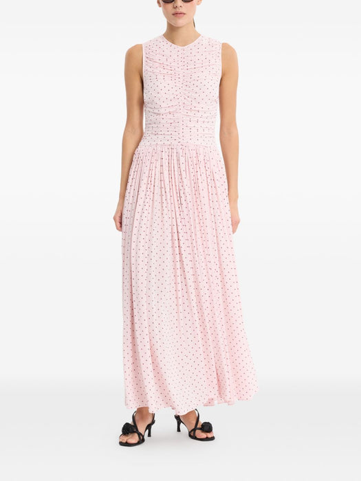 Rouched midi dress 1162443110  ROTATE 