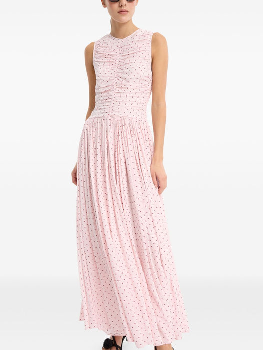 Rouched midi dress 1162443110  ROTATE 