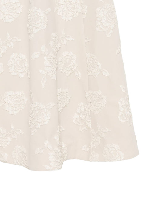Floral-detail Strapless Midi Dress 1162572107  ROTATE 