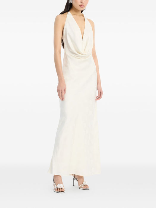Satin flowers halterneck 116326857  ROTATE 