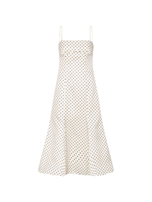 Polka dots midi dress 116524803  ROTATE 