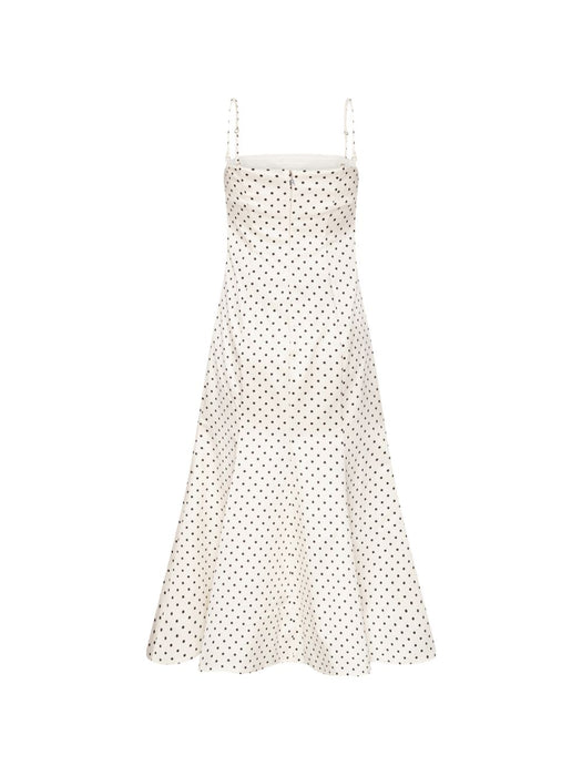 Polka dots midi dress 116524803  ROTATE 