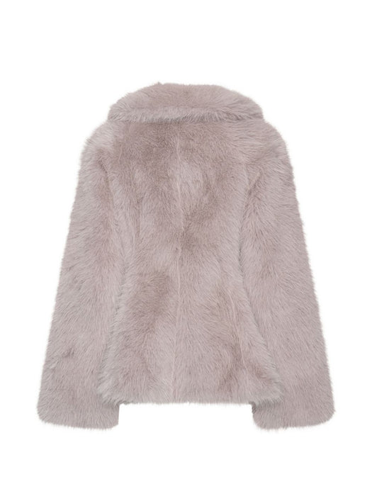 Faux-fur flared jacket 116552039  ROTATE 