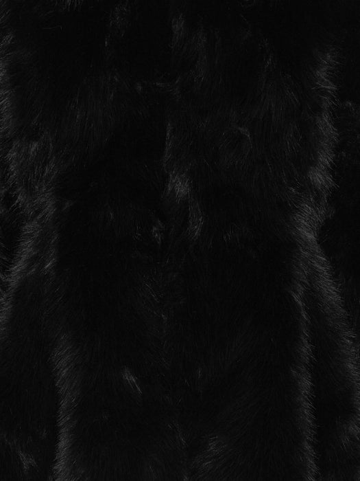 Faux-fur flared jacket black 116552100  ROTATE 