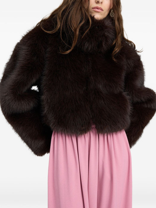 Faux-fur cropped jacket 1165531667  ROTATE 