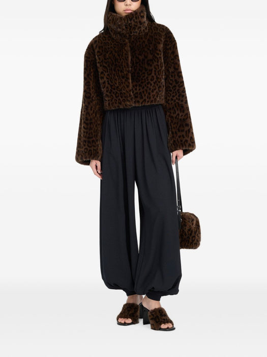 Faux-fur crop jacket 1165563114  ROTATE 