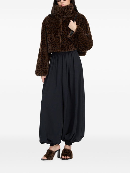 Faux-fur crop jacket 1165563114  ROTATE 