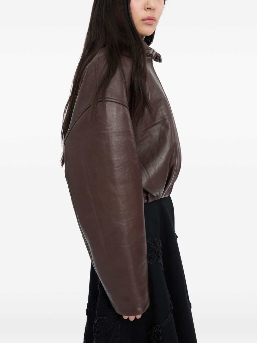 Bonded leather jacket 1165741667  ROTATE 