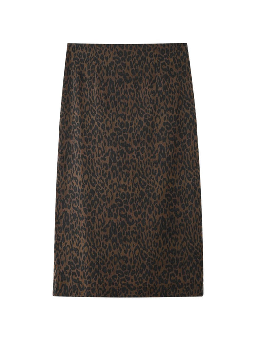 Leopard-print pencil skirt 1166013088  ROTATE 