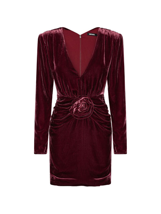 Silk velvet mini dress 1166272734  ROTATE 