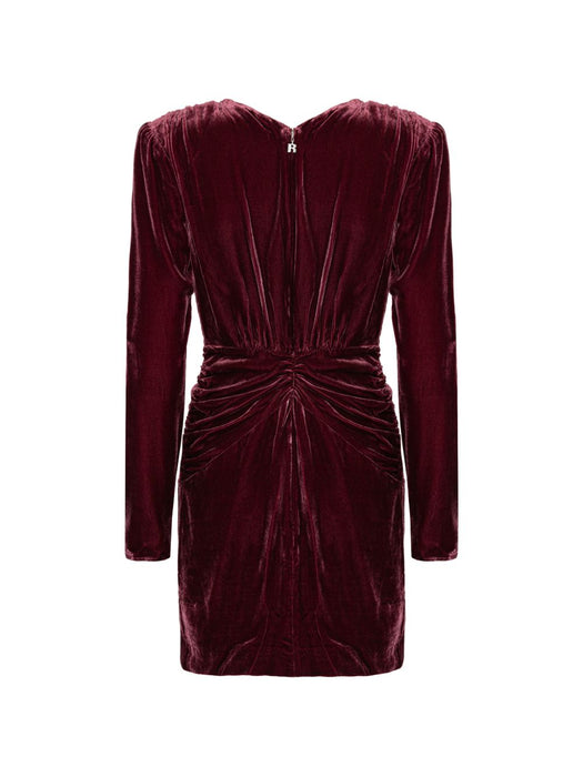 Silk velvet mini dress 1166272734  ROTATE 