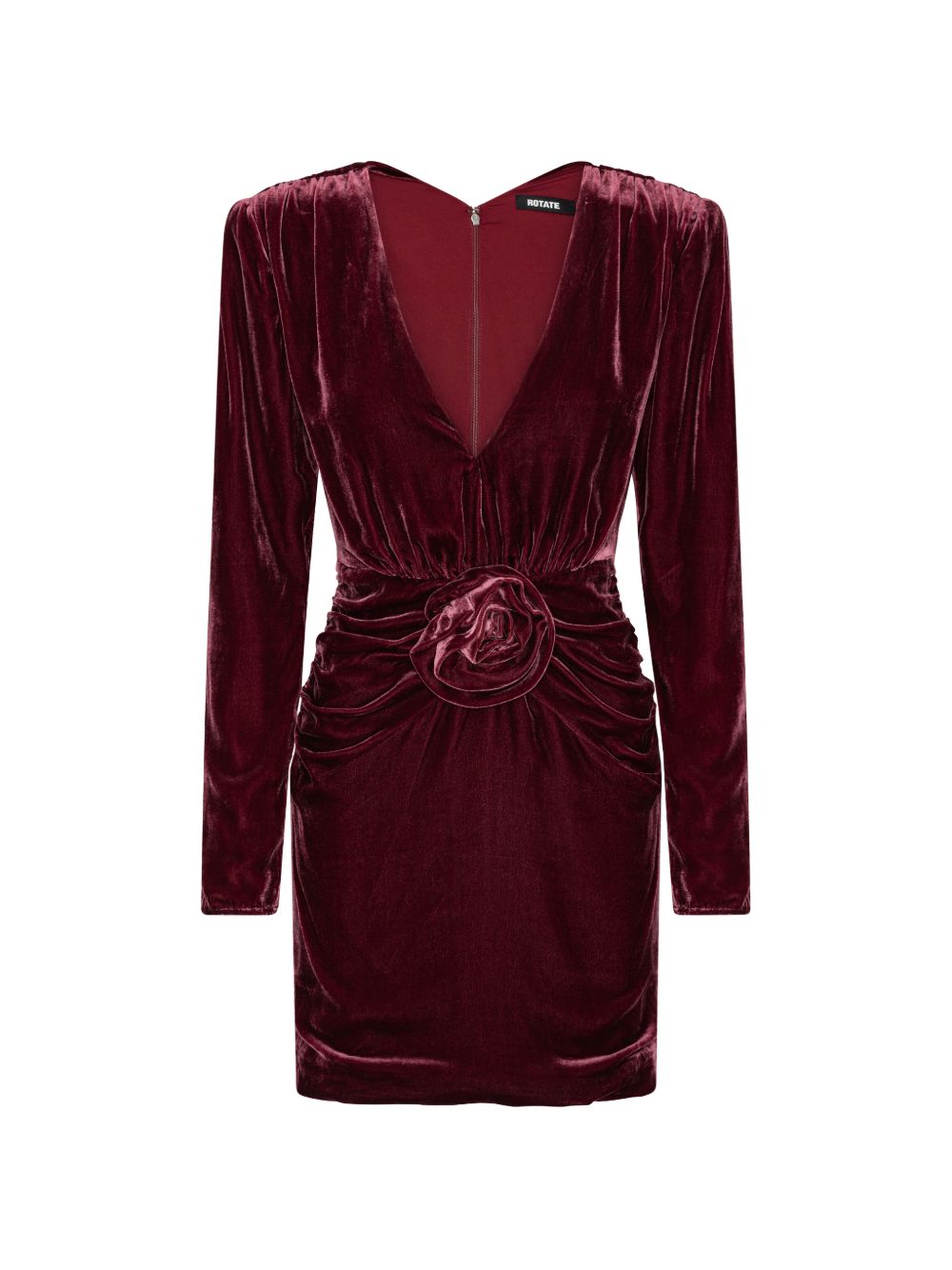 Silk velvet mini dress 1166272734  ROTATE 