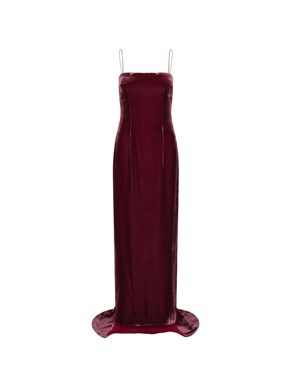 Silk velvet strap dress 1166292734  ROTATE 