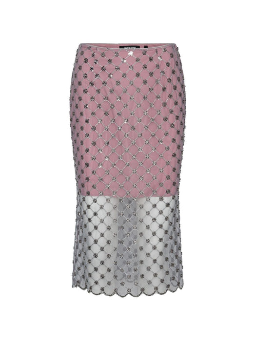 Sequined floral-mesh midi skirt 1166862782  ROTATE 