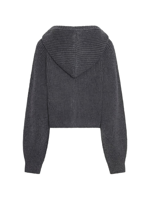 Knit Boxy Hoodie 1167001205  ROTATE 